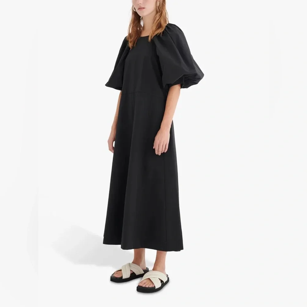 INWEAR Copenhagen Varali Balloon Sleeve Midi Maxi Dress